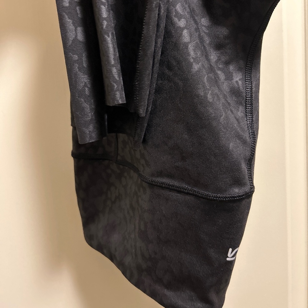 Gap leopard black leggings with pockets